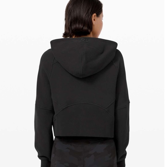 EUC Lululemon Scuba Oversized 1/2 Zip Hoodie Black Size XS/S - Picture 2 of 5